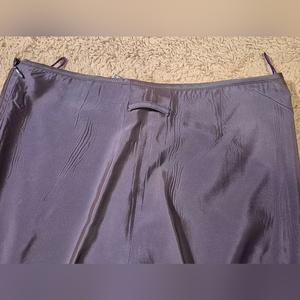 John Paul Gaultier Vintahe Lilac Purple Silky Dress Pants 10 - Picture 7 of 11